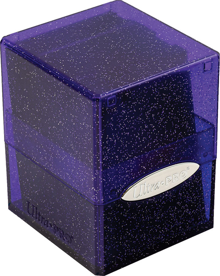 Satin Cube - Glitter Purple