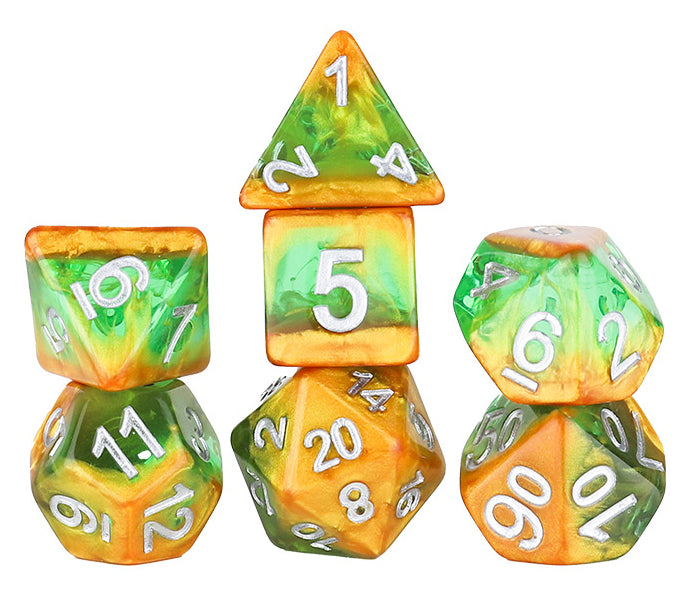 RPG Dice Set (7): Rainforest