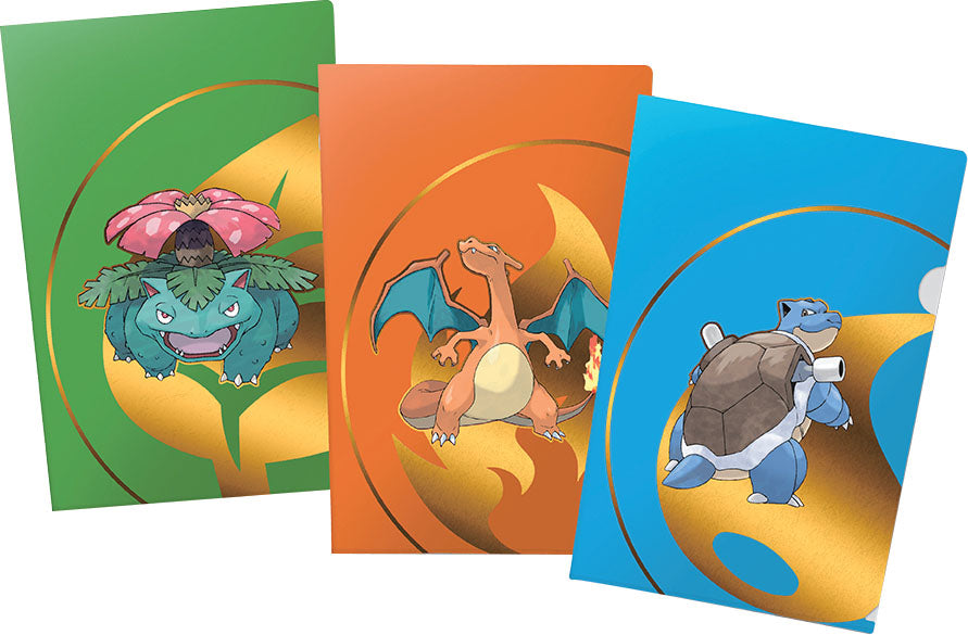 Pokemon TCG: Tournament Folios 3-Pack - Charizard Blastoise Venusaur