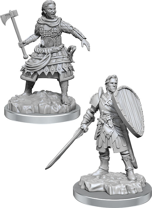 Dungeons & Dragons: Nolzur's Marvelous Unpainted Miniatures - W21 Human Fighters