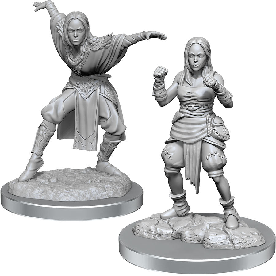 Pathfinder Battles: Half-Elf Monk (Females)