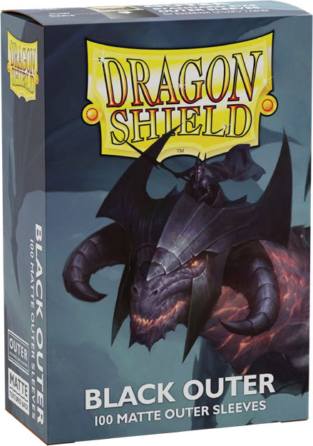 Dragon Shield: Black Matte Outer Sleeves (100)