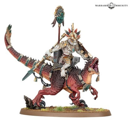 Warhammer Age of Sigmar: Seraphon - Saurus Scar-Veteran on Aggradon