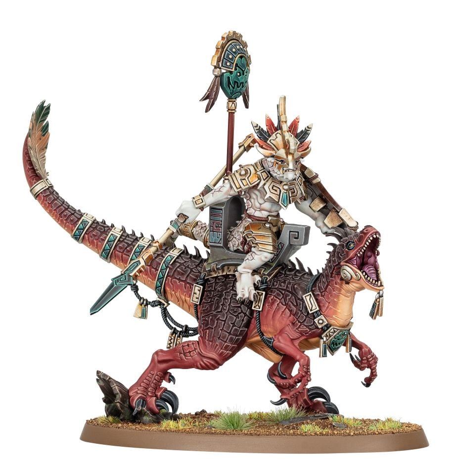 Age of Sigmar: Saurus Scar-Veteran on Aggradon