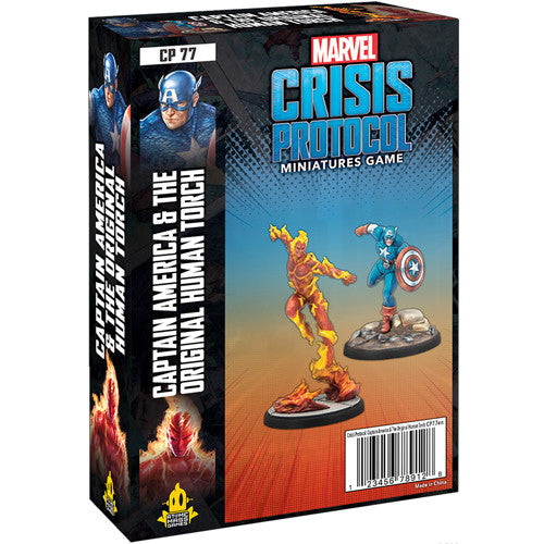 Marvel Crisis Protocol: Captain America & the Original Human Torch