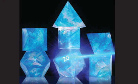 RPG Dice Set (7): CLoak & Dagger - Blue