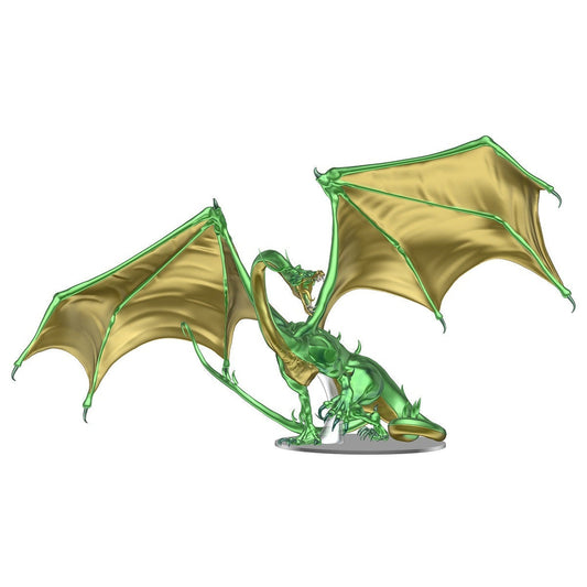 Dungeons & Dragons Fantasy Miniatures: Icons of the Realms - Emerald Dragon Premium Figure