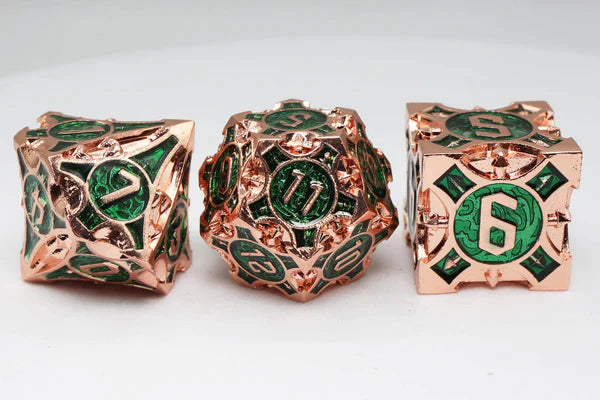 Foam Brain Games: Jungle Arrow Metal RPG Dice Set