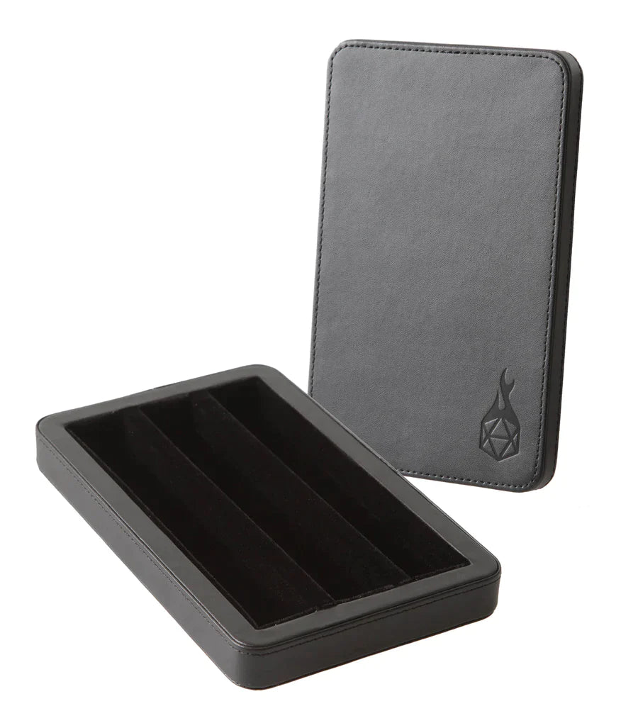 The Reliquary: 3-Row Premium Dice Case (Black)