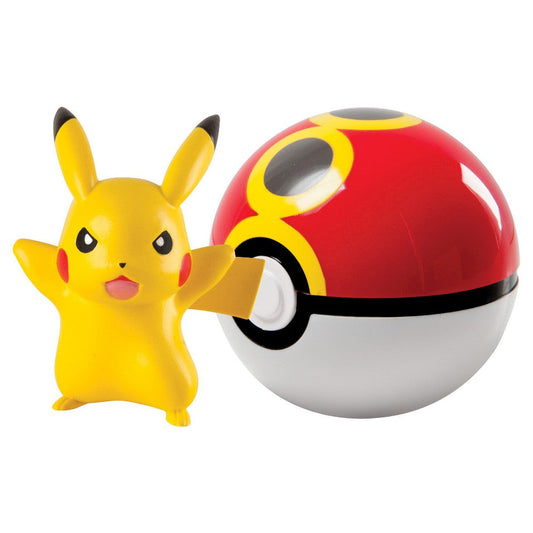 TOMY Pokémon Clip n Carry Poké Ball Pikachu and Repeat Ball