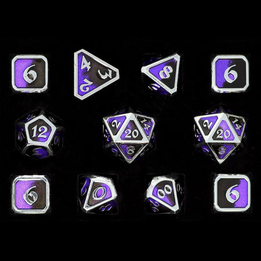 Die Hard Dice 11 Piece RPG Set - Mythica Dark Arts Malice