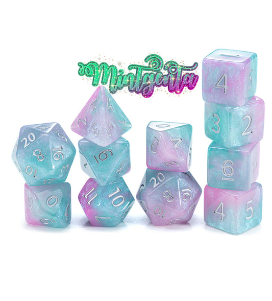 “Mintgenta” Aether Dice