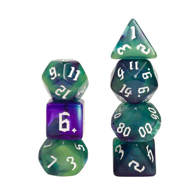 Foam Brain Games Plastic Dice Murky Pond RPG Dice Set