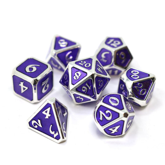 7 Piece RPG Set - Mythica Platinum Amethyst