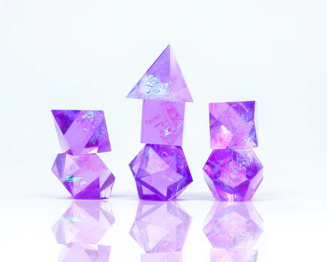 RPG Dice Set (7): CLoak & Dagger - Purple