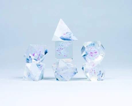 RPG Dice Set (7): CLoak & Dagger - Clear