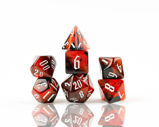 RPG Dice Set (7): Cherry Nebula