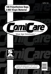 ComiCare Silver PE bags