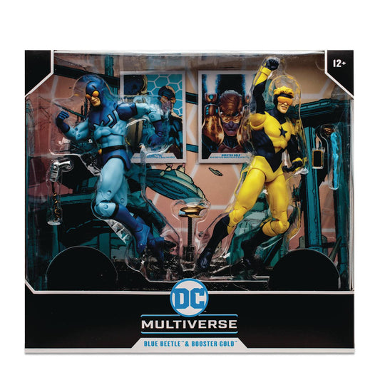 DC Multiverse Booster Gold & Blue Beetle 7in AF CS