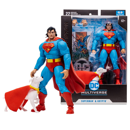 DC Multiverse McFarlane Collector Edititon Superman & Krypto, Return of Superman AF