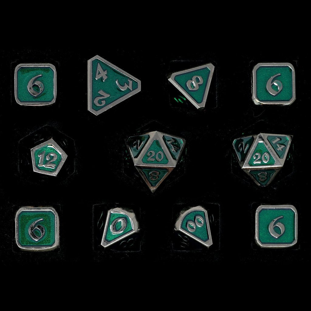 Die Hard Dice: Mythica Sinister Emerald 11 Piece RPG Set