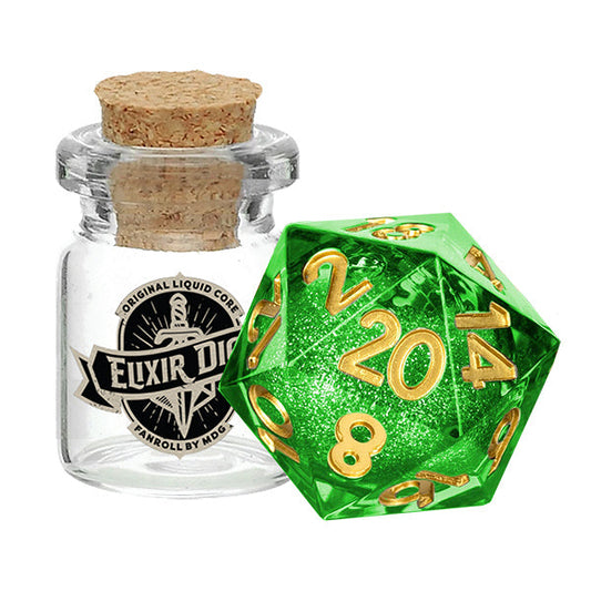 d20 Liquid Core Elixir Dice: Aegis of Hope