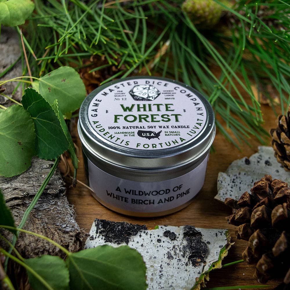 White Forest Gaming Candle