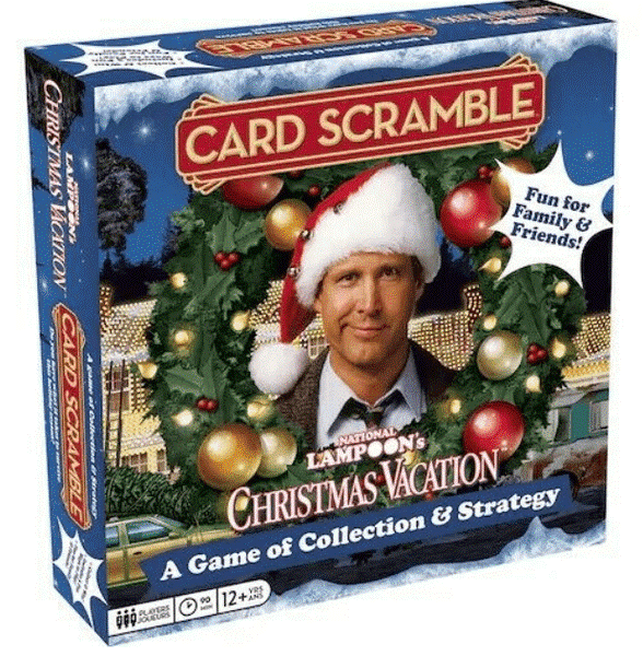 National Lampoon's Christmas Vacation Card Scramble Board Game