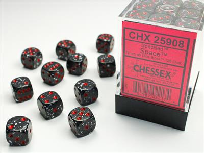 Chessex: Speckled Space D6 (36) 12mm