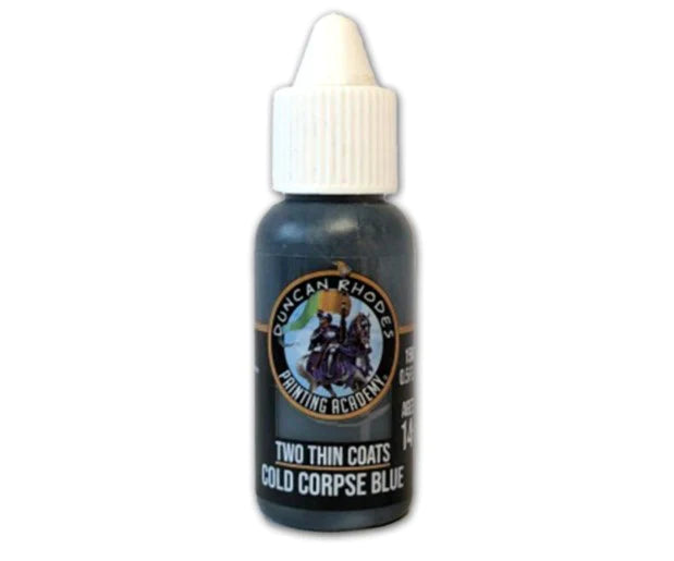 cold corpse blue - two thin coats