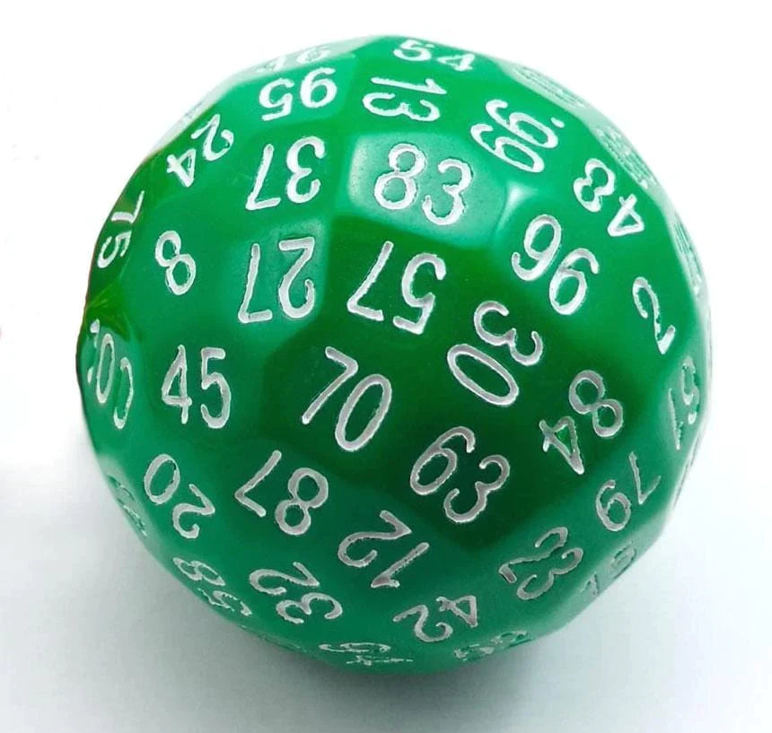 Foam Brain Games: 100 Sided Die - Green