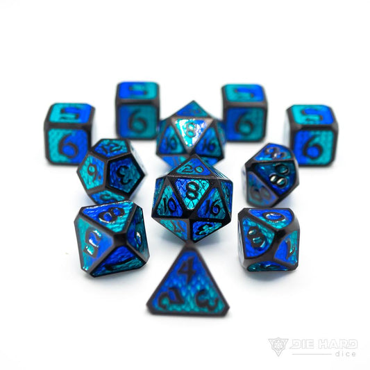 Die Hard Dice 11 Piece RPG Set - Drakona Embers Sein