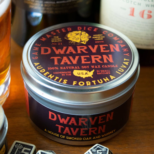 Dwarven Tavern Gaming Candle