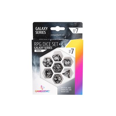 Galaxy Series - Moon - RPG Dice Set (7pcs)