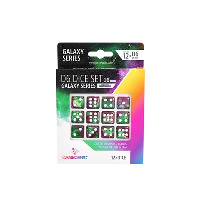 Galaxy Series - Aurora - D6 Set 16mm (12pcs)