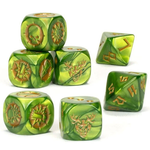 Blood Bowl: Wood Elf Team - Dice