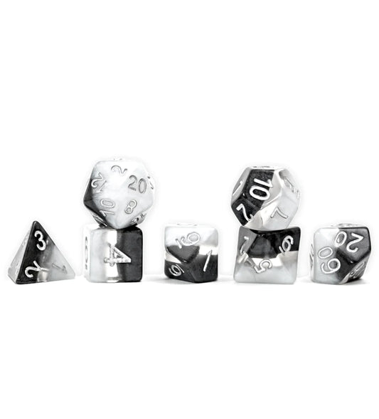 “Yin Yang” Supernova Dice (7 Polyhedral Dice Set)