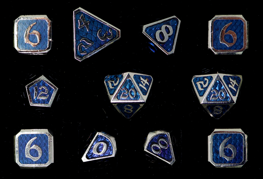 Die Hard Dice 11 Piece RPG Set - Drakona Khaos Nyx