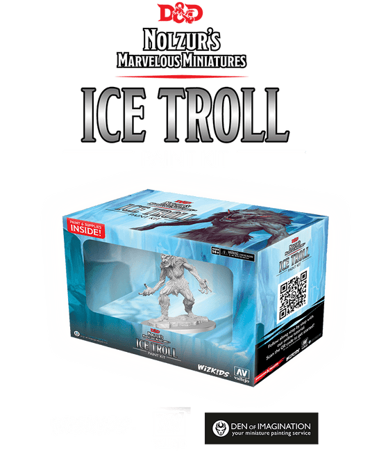 Nolzur's Marvelous Miniatures: Ice Troll Paint Kit