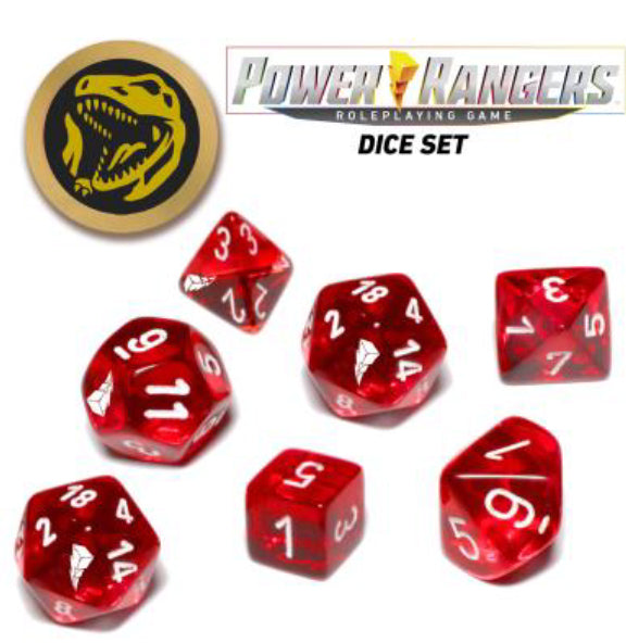 Power Rangers Roleplaying Game Dice Set