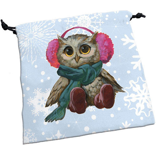 Deluxe Dice Bag: Festive Owls