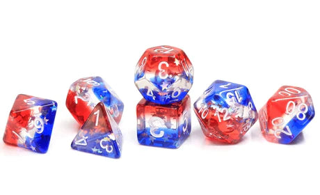 RPG Dice Set (7): Star Spangled Banner