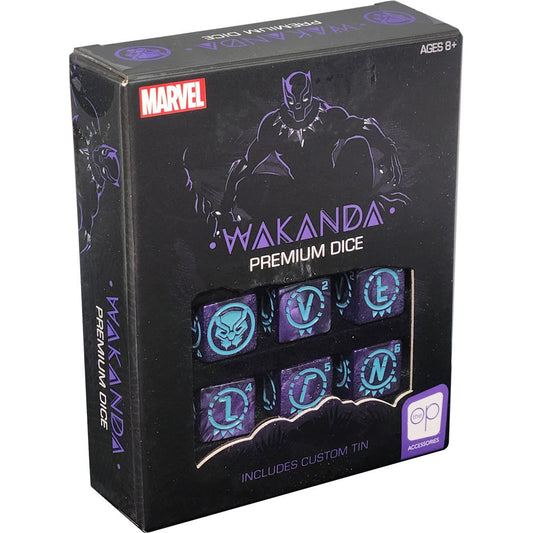 Premium d6 Dice Set: Wakanda Forever