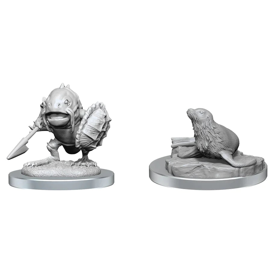 D&D Nolzur's Marvelous Miniatures: Locathah & Seal