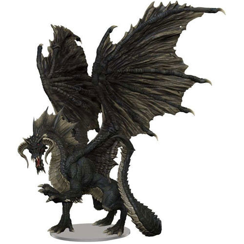 D&D Premium Painted Figure: Adult Black Dragon